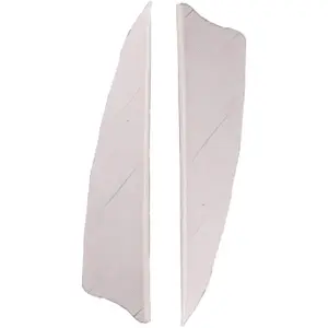 50 Pcs Turkey Feather Fletching 3 Inch Right Wing Arrow Feathers Vanes(White)