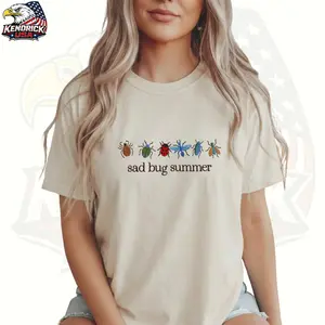 Sad Bug Summer T-Shirt – Noah Kahan Inspired Indie Aesthetic Tee, Sweatshirt, Hoodie