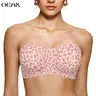 OEAK | Strapless Jelly Bandeau, Push Up, Padded Bras, Non-Slip & Seamless Comfortable