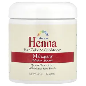 Rainbow Research Henna, Hair Color & Conditioner, Mahogany (Medium Auburn), 4 oz (113 g)