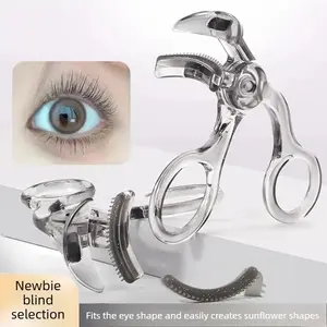 Upgraded new eyelash curler — curls instantly with one squeeze, provides localized wide-angle curling, sunflower curl effect, long-lasting curl hold, suitable for women, budget-friendly, beginner-friendly styling comb