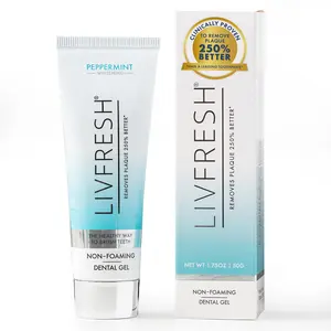 LIVFRESH Peppermint Gel Toothpaste