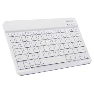 Bluetooth Wireless Tablet Keyboard - ABS Plastic, Compact and Portable, Silent, Ultra-Thin, Lightweight, Compatible with iPad, Android Tablet, Laptops, Phones for Office Use