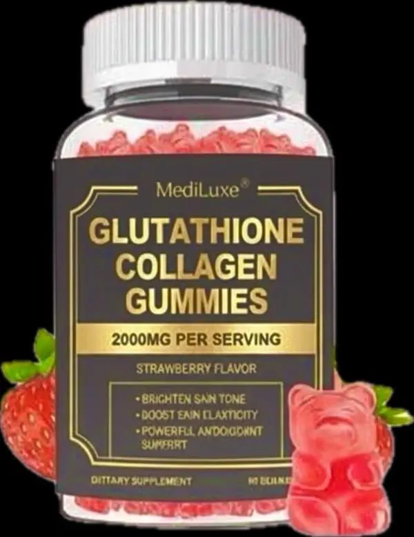 The MediLuxe Essential Bundle Glutathione Collagen Gummies Skin Brightening & Firming Supplement Gummies for Skin