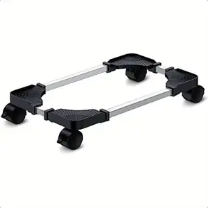 FULKUN PC Tower Stand with WheelsAdjustable Mobile CPU Stand VentilatedComputer Tower Stand for Floor Use Locking Caster Wheels 100LB Load Capacity