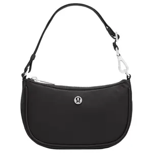 Lululemon City Essentials 1L Adjustable Nylon Tote Bag for Women – Mini, Black