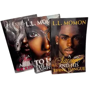 L.L. Momon Signed Copy Book Set - A Savage and His Lying Tongue & Other Titles by Author L.L. Momon