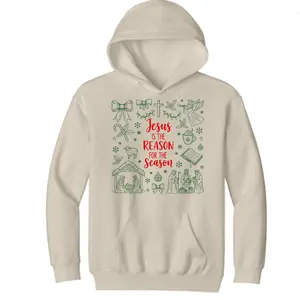 YOUTH Jesus is the reason for the season Tshirt - Hoodie