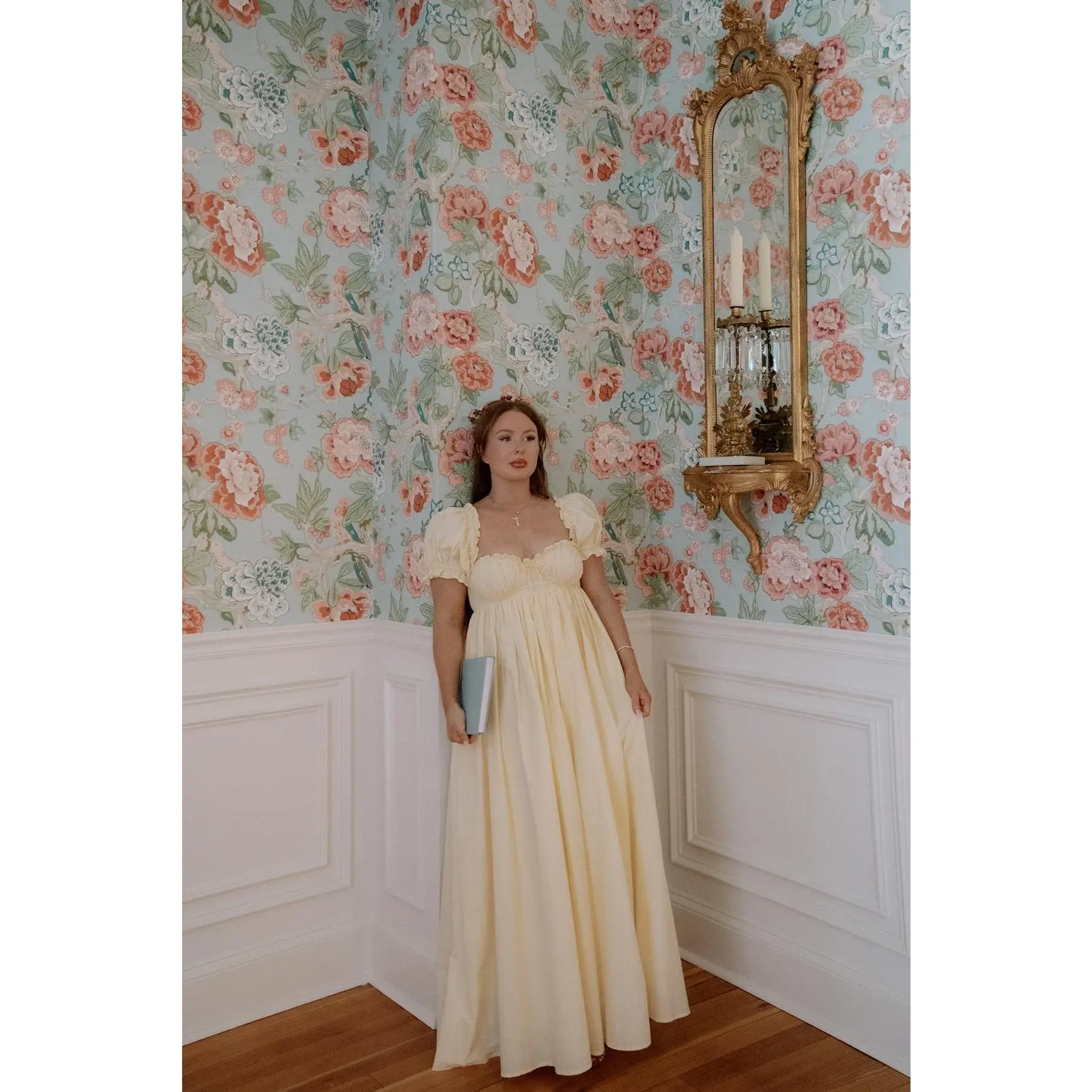 Olivia 100% Cotton Maxi Dress in Butter Yellow - Bump Friendly