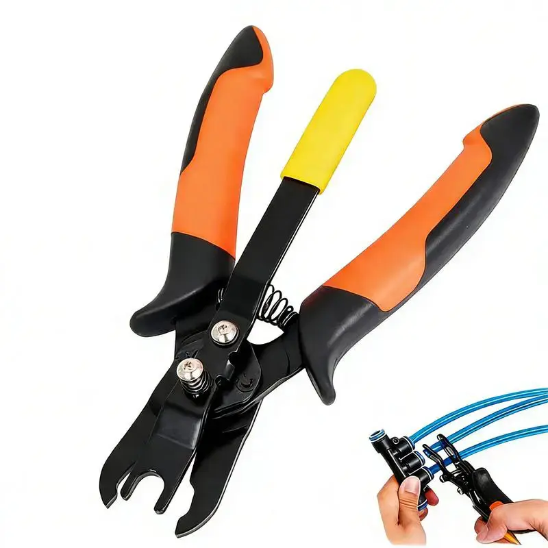 Quick extubation device Tracheal forceps Air Hose Connector Removal Tool Push-to-Connect Fittings Disconnect Pliers for Automotive Pneumatic Air Line Repair Quick Release Fitting Pliers PVC One-Hand Operation Compact Design