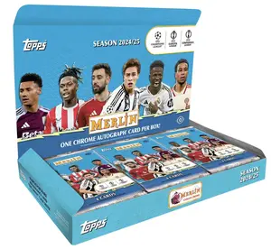 2024/25 Topps Chrome Merlin UEFA Club Competitions Soccer Hobby Box