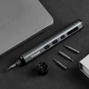 Mini Cordless 4-in-1 Rotary Tool Kit, Portable Electric Screwdriver with S2 Steel Bits, Adjustable Speed Electric Screwdriver for Electronics Repair