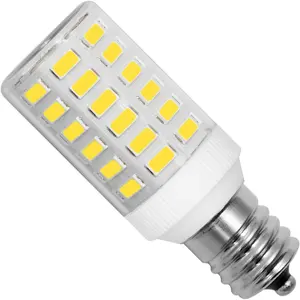 Refrigerator Bulb KEI D28M KEL 2815 KEI D28X KEL 2816X Freezer Light Bulb LED 100-265v Refrigerator E17 3.8w 40w Halogen Equivalent Daylight White 5000K Pack of 1