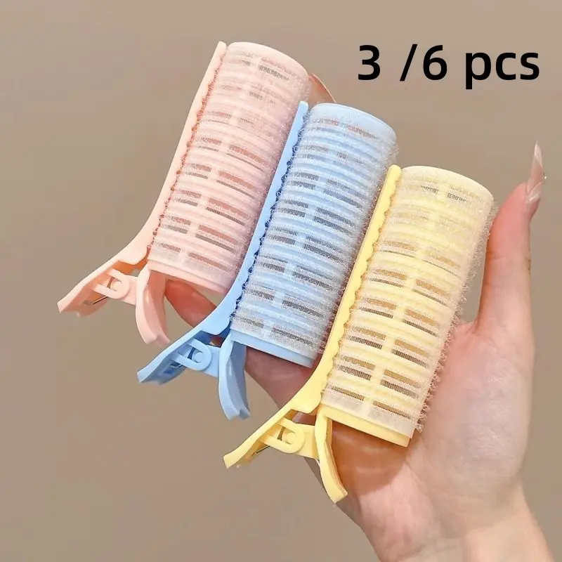 3/6 pcs women's manual hair curlers, Heatless styling tools, Heatless Curls, high top hairstyle, bangs hair accessories, bangs curling tools, natural non-damaging hair, Valentine's Day gifts, Mother's Day gifts, daily casual hair accessories-MM1