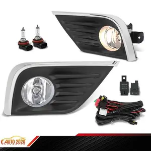 Front Bumper Fog Lights Lamps Assembly L+R Fit For 2016-18 Nissan Altima 4Dr