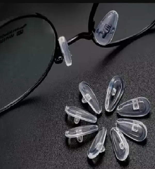 $9.95 16 Pairs 32 Pcs Soft Eyeglasses Nose Pads Screw Or Push in Silicone Comfort Air Chamber Cushion Anti Slip Nose Pieces Glasses Sunglasses Parts ear grip