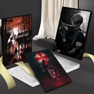 Canvas Painting Game R-RESIDENT EVIL Painting Calligraphy Gift with prints Home bedroom living room decoration promotion and display suitable for bedroom bar parlor home decor gift fade-Resistant, Non-sticky, vibrant Wall print poster