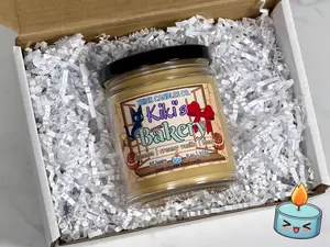 Kiki's Bakery Candle | Hand Poured Vegan Wax Blend Candle | 9 oz, 4 oz, 2 oz Snap Bar