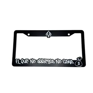 El Que No Arriesga No Gana License Plate Frame