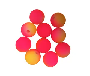 Fish-Field Round Matte Finish Hard Beads