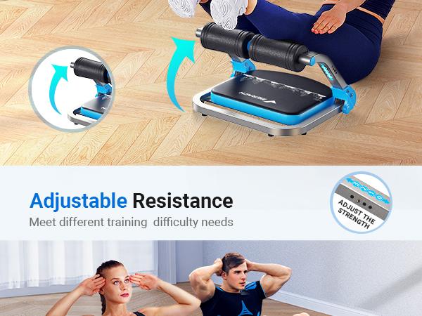 （Live Only）Special Link for Flash sale MERACH Sit-Up Exercise Equipment, Ab Crunch Machine Roll-up Machine, Abdominal Workout Machine for Home Gym, Core Ab Exercise System Trainer