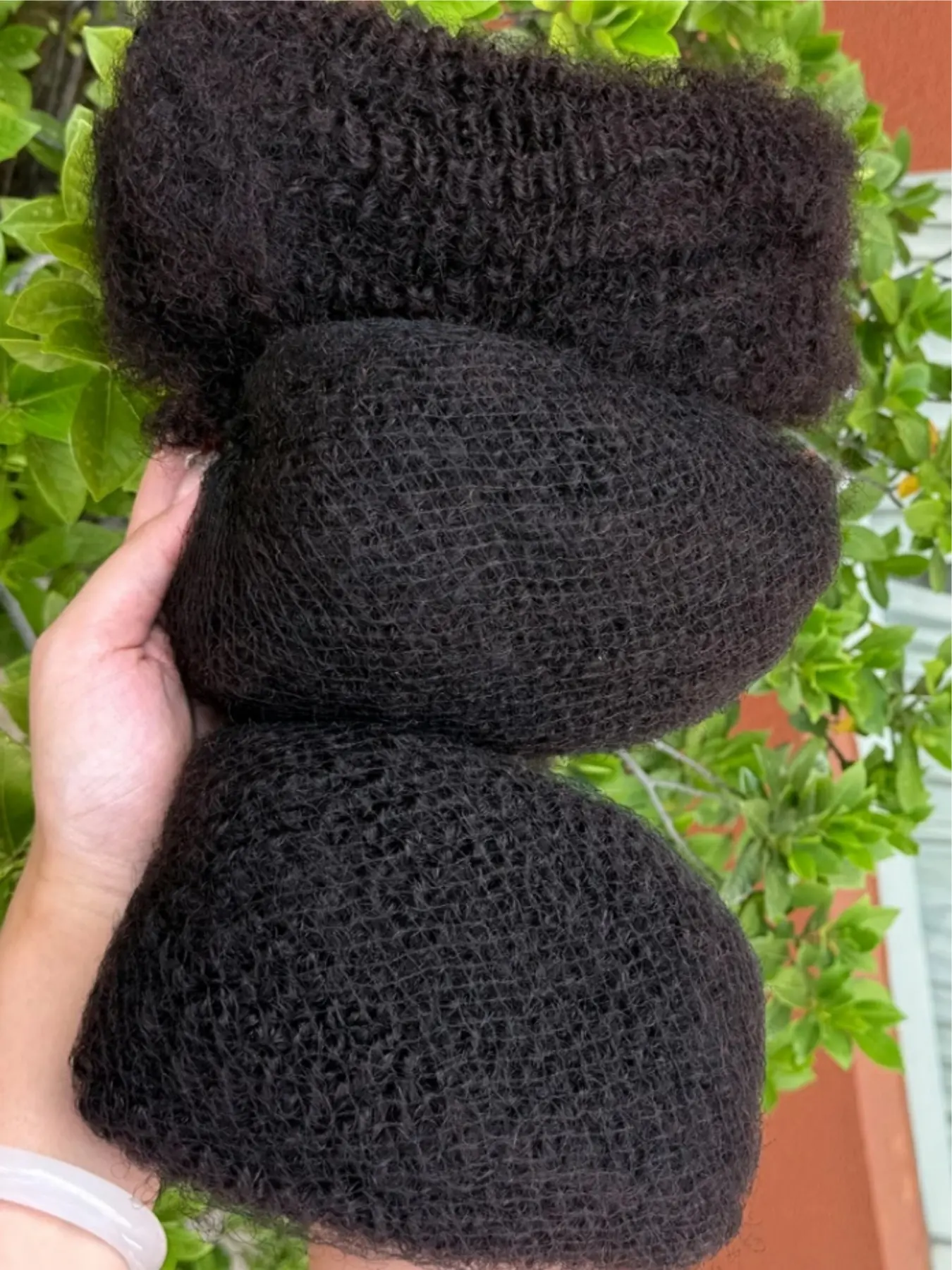 1pc/30g Afro Kinky Curly Texture Human Hair, No Weft Remy Bulk for Braiding Extensions, Natural Hair for Locs Braids, Medium Length Wigs, Hair Pieces Extensions