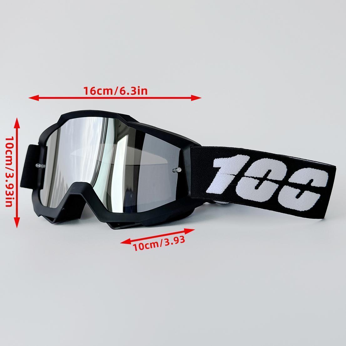 100 High Quality Motocross Racing Goggles Sports Motocross and Wind Resistant Goggles Outdoor Motorcycle Goggles Glasses