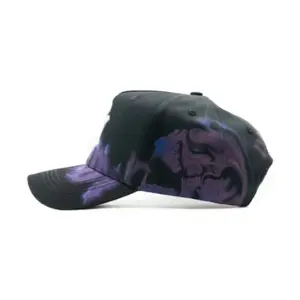 NY Dandy Hats Dandywood Purple - Stylish Purple and Black Baseball Cap for Men