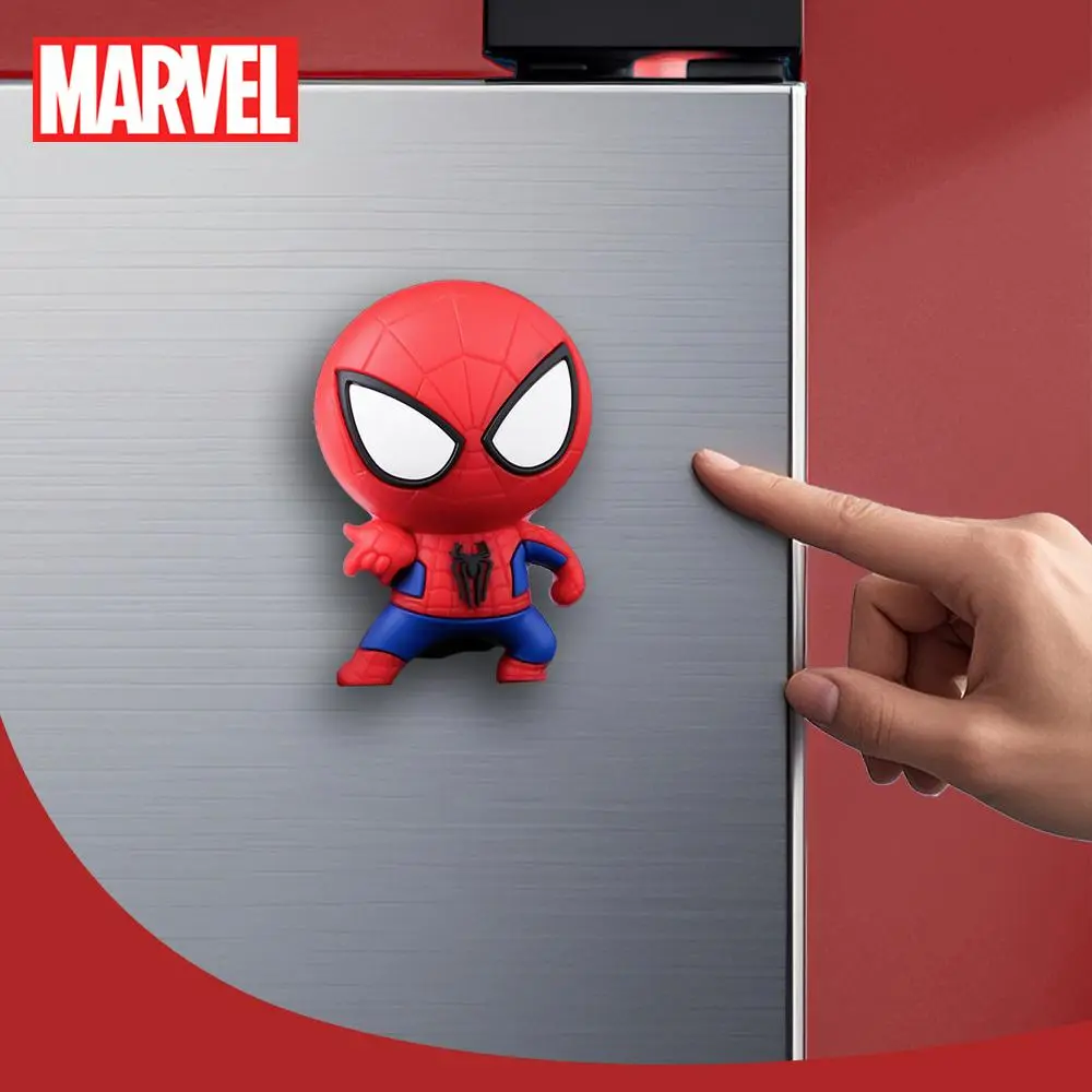 1PC Marvel Spider-Man Fridge Magnet, Officially Licensed Decorative Magnet for Refrigerator or Locker, Fun Kitchen & Office Memorandum Holder, Halloween Gift
