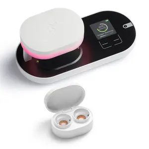 ReO2 Soft Contact Lens Cleaner for Moisture Retention, Advanced Cleaning Solution with Electrophoresis Technology, Deep Clean and Rehydrate in 10 Min, with Mirror and Tweezer