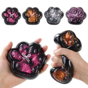 Clear Cat Paw Squeeze Toy🐾 For Kids & Adults – Cute Stress Relief Squishy!