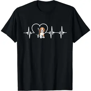 Beagle Heartbeat Love Beagle T-Shirt