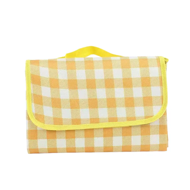 Portable Casual Picnic Blanket - Extra Large, Waterproof, Moisture-Proof, Foldable Geometric Pattern Mat for Outdoor Park, Family Game Use