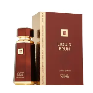 FRENCH AVENUE Limited Edition Complex Brun 150ML Liquid EDP Perfume - Cardamom Blend, Citrus Woody Scent, Aromatic Floral Fragrance, Vanilla Tones, Long-Lasting Multi-Scent Floral Lavender Bottle-Shaped Unisex Fragrance
