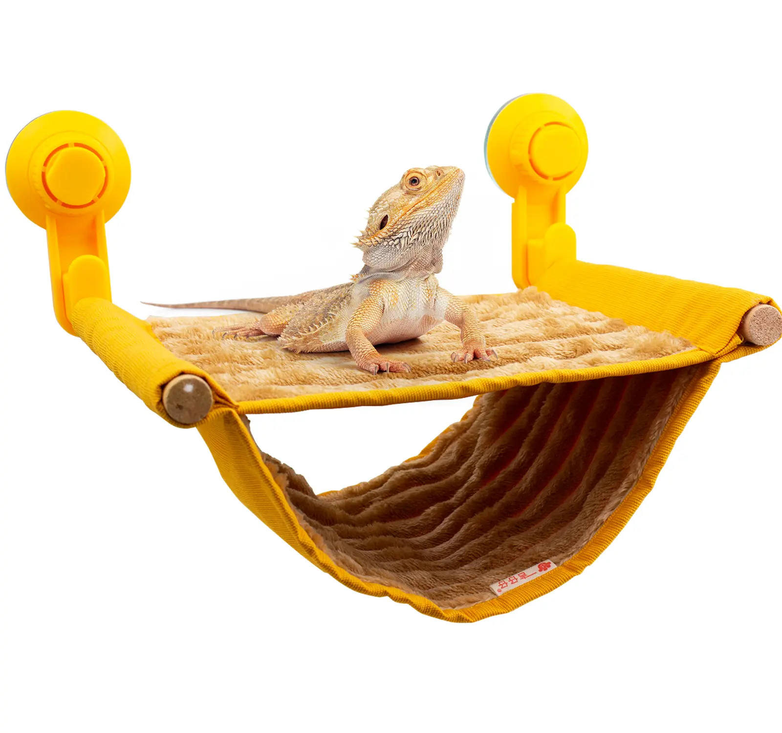 Bearded Dragon Hammock with Suction Cups, Soft Lizard Hammock Bed, Double-Layered Flannel Reptile Hammock Winter Warm Tent Nest for Bearded Dragon, Lizard, Chameleons