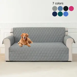 Waterproof Sofa Cover, 1 Set Stain Resistant Sofa Slipcover with Elastic Strap, Sofa Protector for Home Living Room, Sofa Protector for Pet Families, Waterproof Couch Cover
