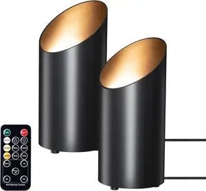 Brightown 2 Pack Uplights Indoor Floor Can Lights - 6000K LED Up Lights with Remote and Timer, 3 Color Temperatures and Dimmable Uplighting Spotlights for Dark Corner Sofa House Plant Picture