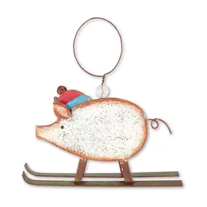 Sunset Vista Designs Pig Ornament