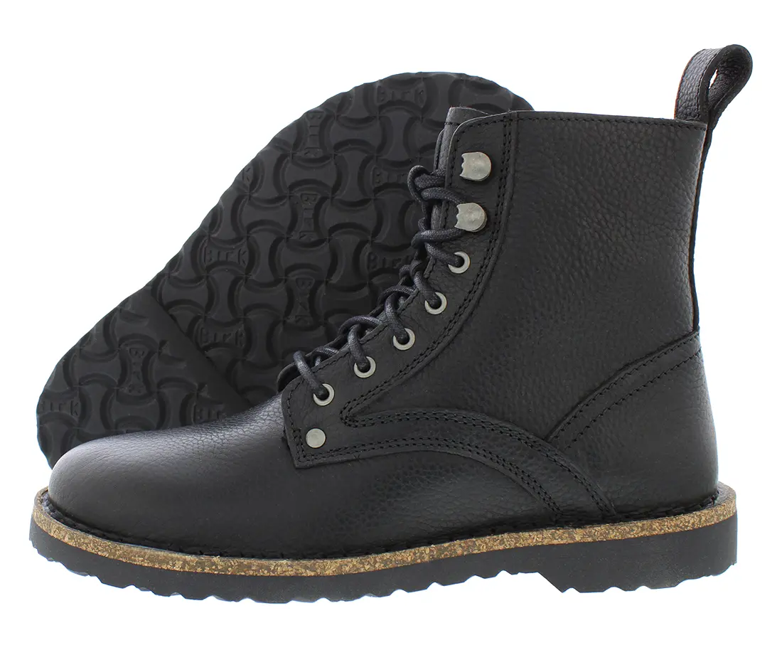 Unisex Look Birkenstock Bryson Narrow Fit Lace-Up Ankle Boots - Classic Suede Leather Everyday Footwear with Laces