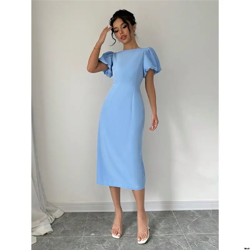 cyan blue dress - TikTok Shop cyan blue dress - TikTok Shop