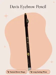 6pc Davis Brown Eyebrow Pencils - Fine-Tip Eyebrow Makeup Tool, Smooth, Easy-to-Use for Natural Brow Shaping, Long-Lasting Wear, Suitable for All Skin Types Everyday Makeup, Brown Eyebrow Pencil