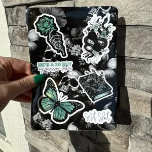 Green Dark Romance Kindle Clear Case Insert