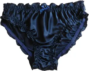 Women 100% Panties Flouncing Bikini Briefs