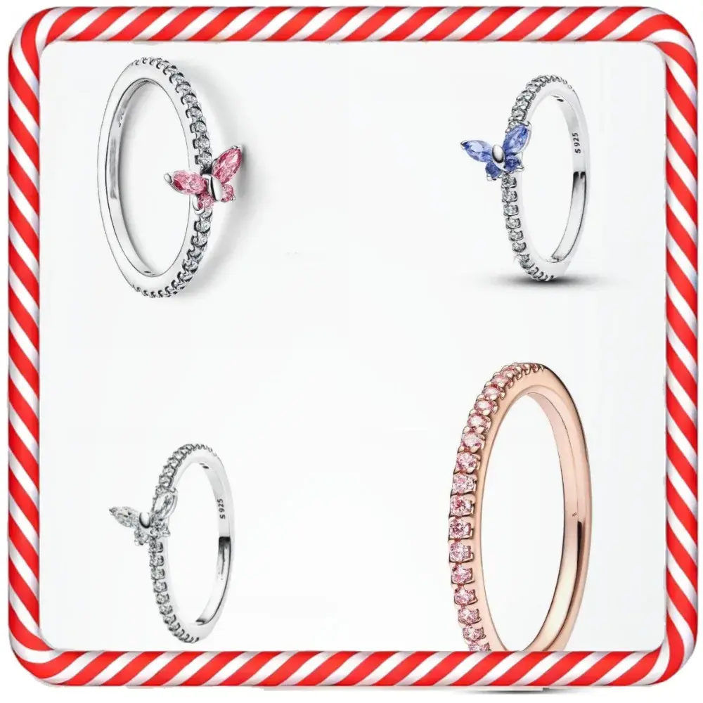 Aether-Reach Ring — 925 Sterling Silver Heart & Butterfly