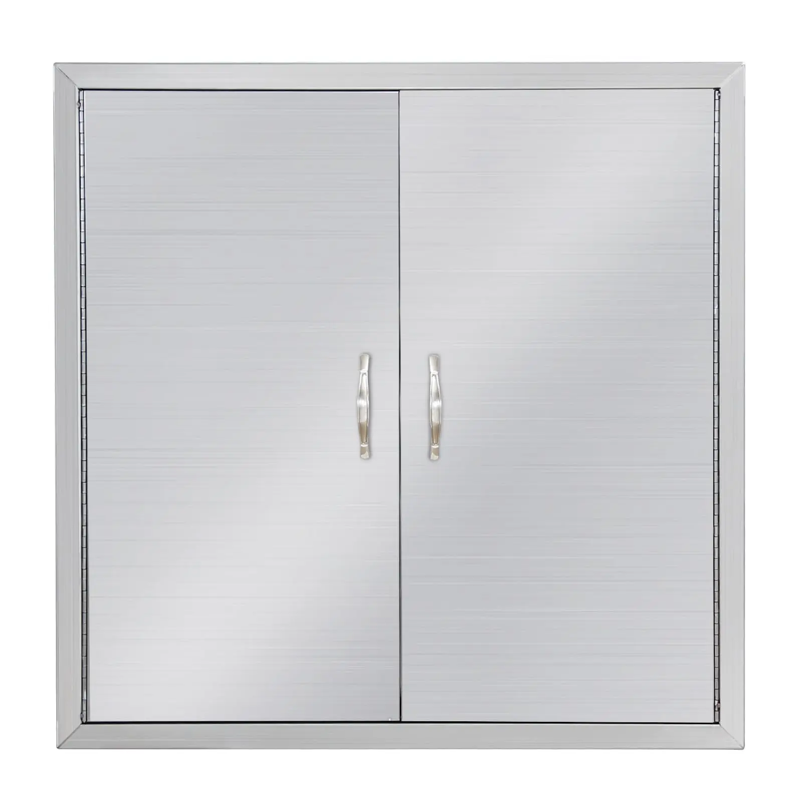 Garvee 24-Inch Wide x 24-Inch High Stainless Steel Brushed Access Door for Barbecue Grill, Garvee Outdoor Kitchen Island Grill Door