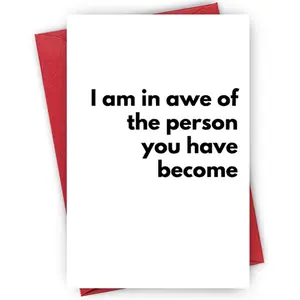 Greeting Card, 1/3/5 Counts Letter Pattern Greeting Card with Envelope, Gift Card for Leaders, Parents, Grandparents, Other Respected People
