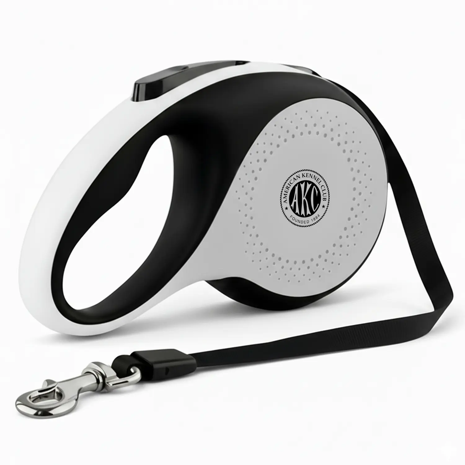 American Kennel Club Retractable Dog Leash, Tangle-Free, 16.4 ft, for Medium Dogs Up to 66 lbs