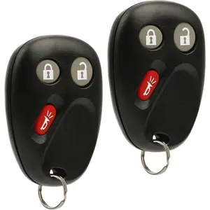 Key Fob Keyless Entry Remote For 2003-2006 Tahoe,Suburban,Silverado,Avalanche,Equinox,SSR,Sierra,Yukon,Escalade,H2,Torrent,Vue (LHJ011), Set of 2