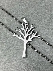 Poison Tree Necklace—Stainless Steel Necklace, Unisex, Minimalist Necklaces, Modern Chain Pendant Jewelry, Perfect for Christmas and Birthday Gifts