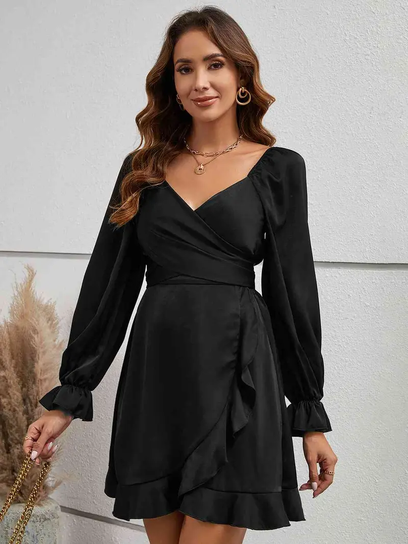 Alyssa long sleeve mini dress